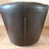 Vintage skai armchair