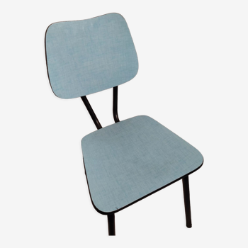 Blue formica chair 1960