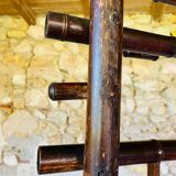 Vintage bamboo entrance hall with mirror circa 1920's