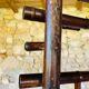 Vintage bamboo entrance hall with mirror circa 1920's