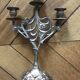 Chandelier Art Nouveau three fires