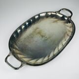 Large silver-plated platter by Ricci Alessandria, 1960s.