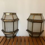 Metal wall lights