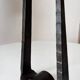 Brutalist wrought iron candlestick pair