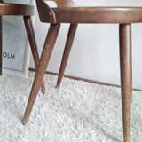 Set of 4 Scandinavian chairs from the 1960s.