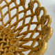 Pichon Uzès handmade ceramic basket – Yellow ochre openwork basket
