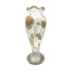 Vase art nouveau avec décor peint de coquelicots et de papillon 1900