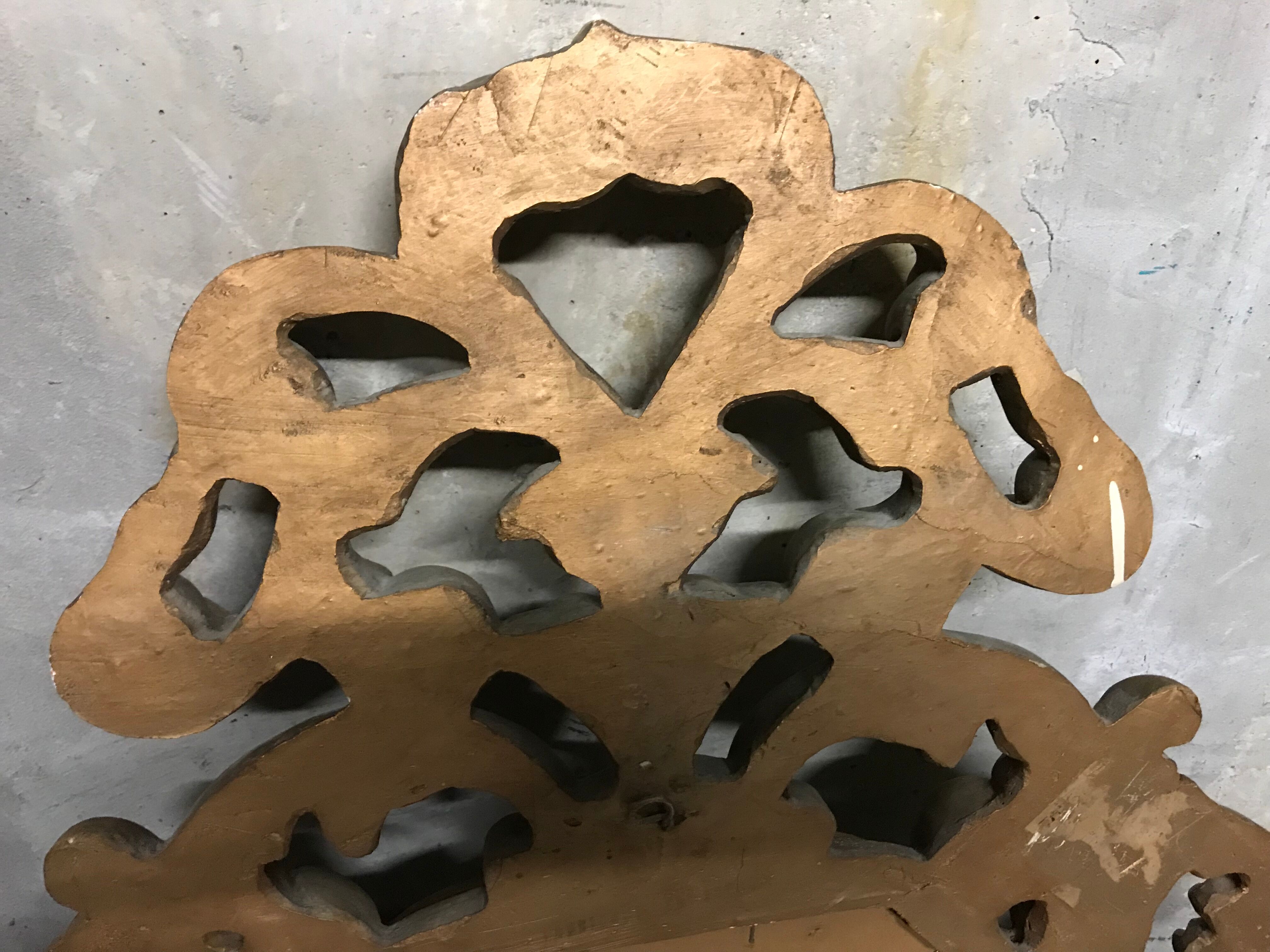 Rococo gold mirror 65x100cm