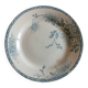 Shallow dish on a foot, iron earth, Creil and Montereau late 19th century