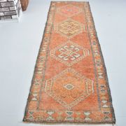 Tapis couloir Oushak vintage sku 3545