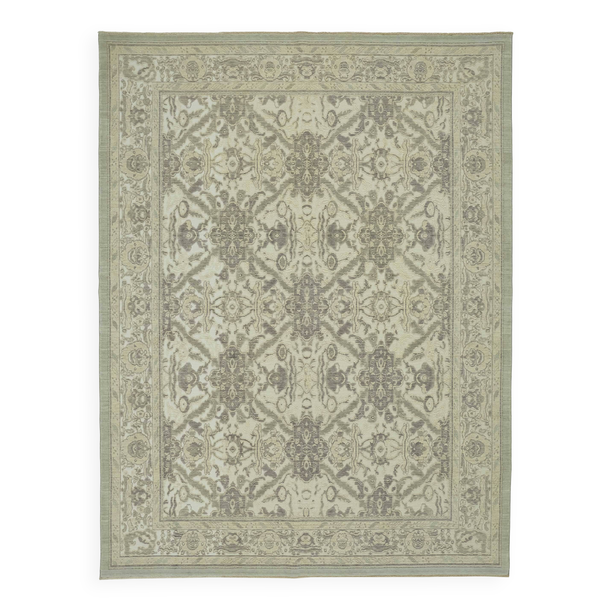Turkish Handcrafted Loom Oushak Rug 272 cm x 355 cm