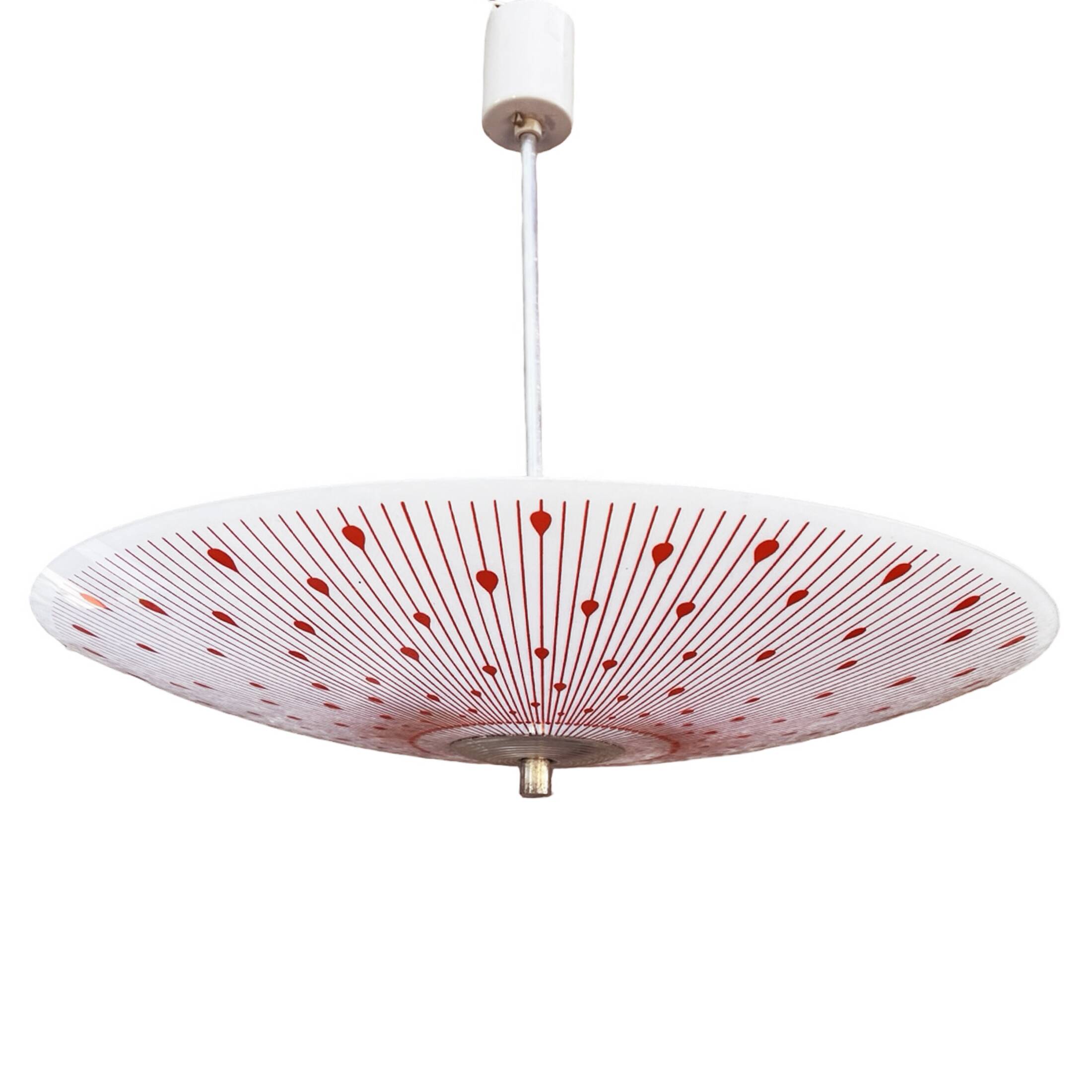 Napako umbrella ceiling lamp, Czechoslovakia, 1960s/1970s