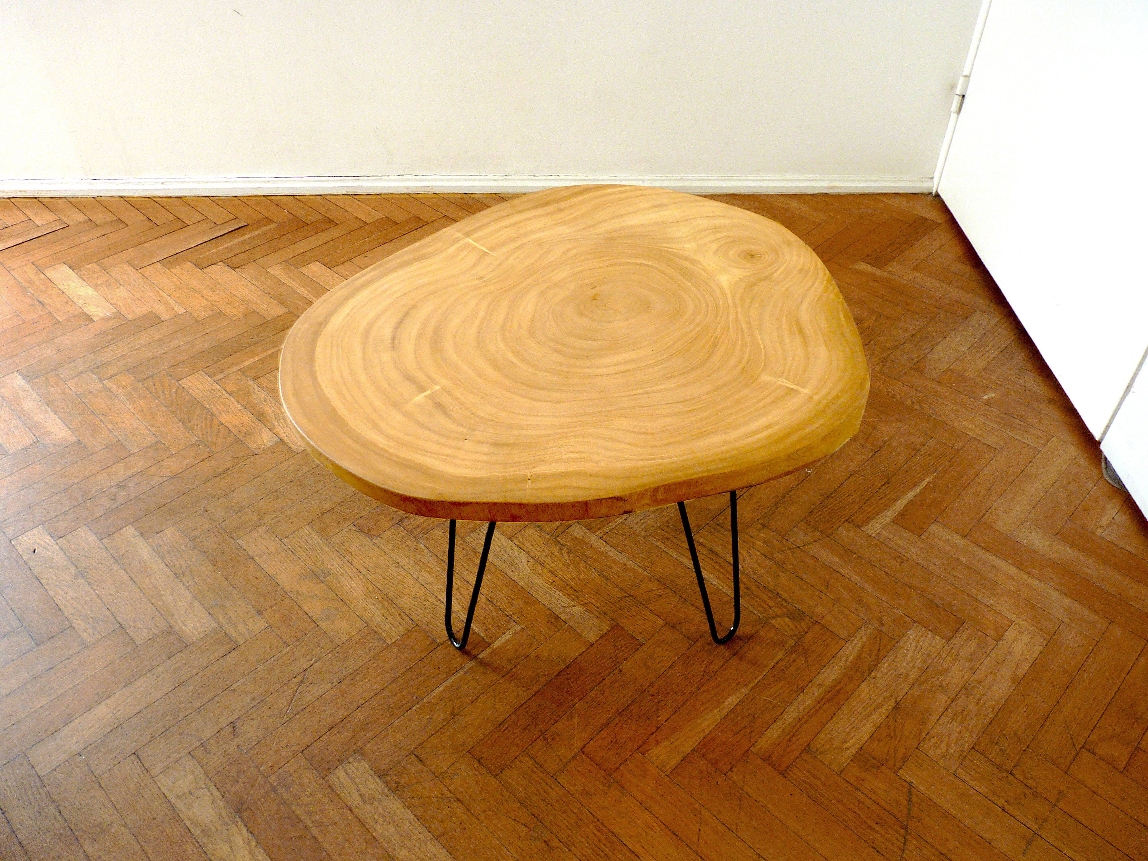 coffee table made of Melina wood