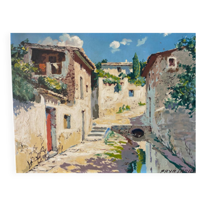 village espagnol signé