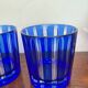 Pair of vintage Arques crystal whisky glasses