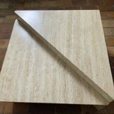 Travertine coffee table