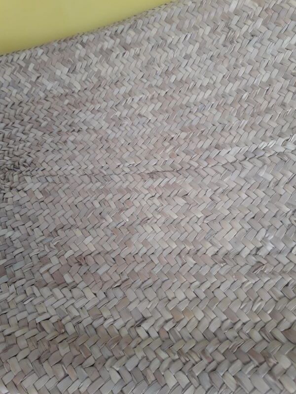 Couffin berceau bébé paille osier vintage