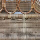 Rattan bed