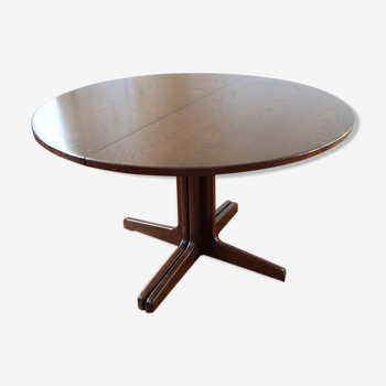 Table ronde Thonet avec 2 rallonges