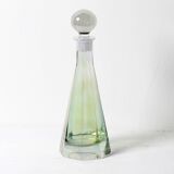 Stylish Spirit Decanter with Grey Original Stopper / Italy / 1960s