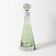 Carafe à spiritueux élégante avec bouchon gris d'origine / Italie / Années 1960