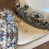 Painted ceramic planter