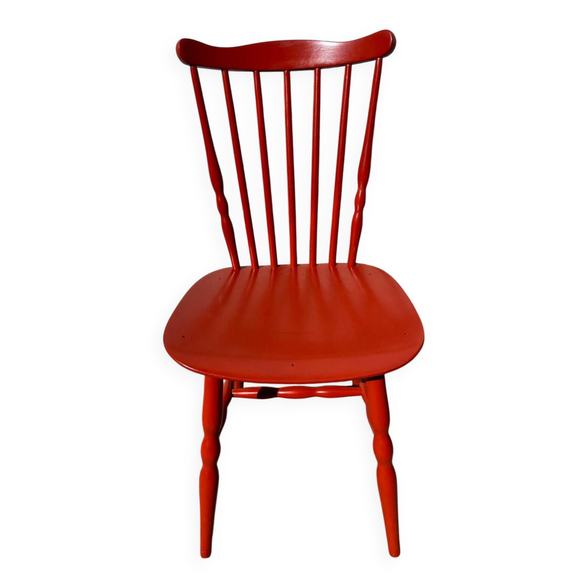 Brick red Baumann chair