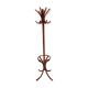 Six-headed coat holder in curved wood vintage 40s-50s
