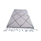 CARPET BENI OUARAIN 100% VIRGIN WOOL MAKES A NEW HAND
