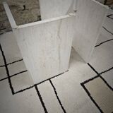 Travertine coffee table 1980