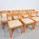 Vintage Pine Dining Chairs by Martin Visser for 't Spectrum, 1960s, Set of 7