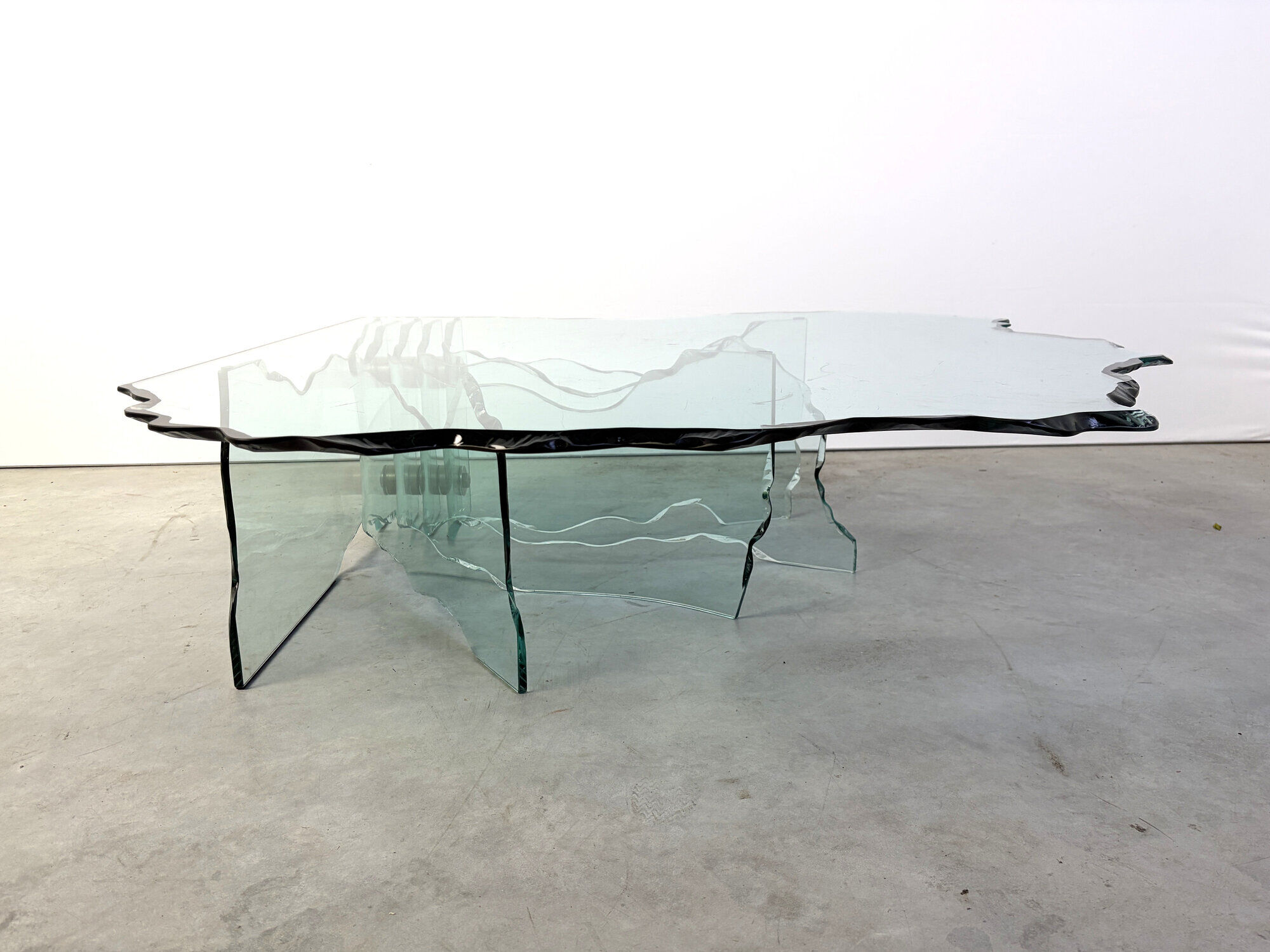 Shell coffee table by Danny Lane, 1980s