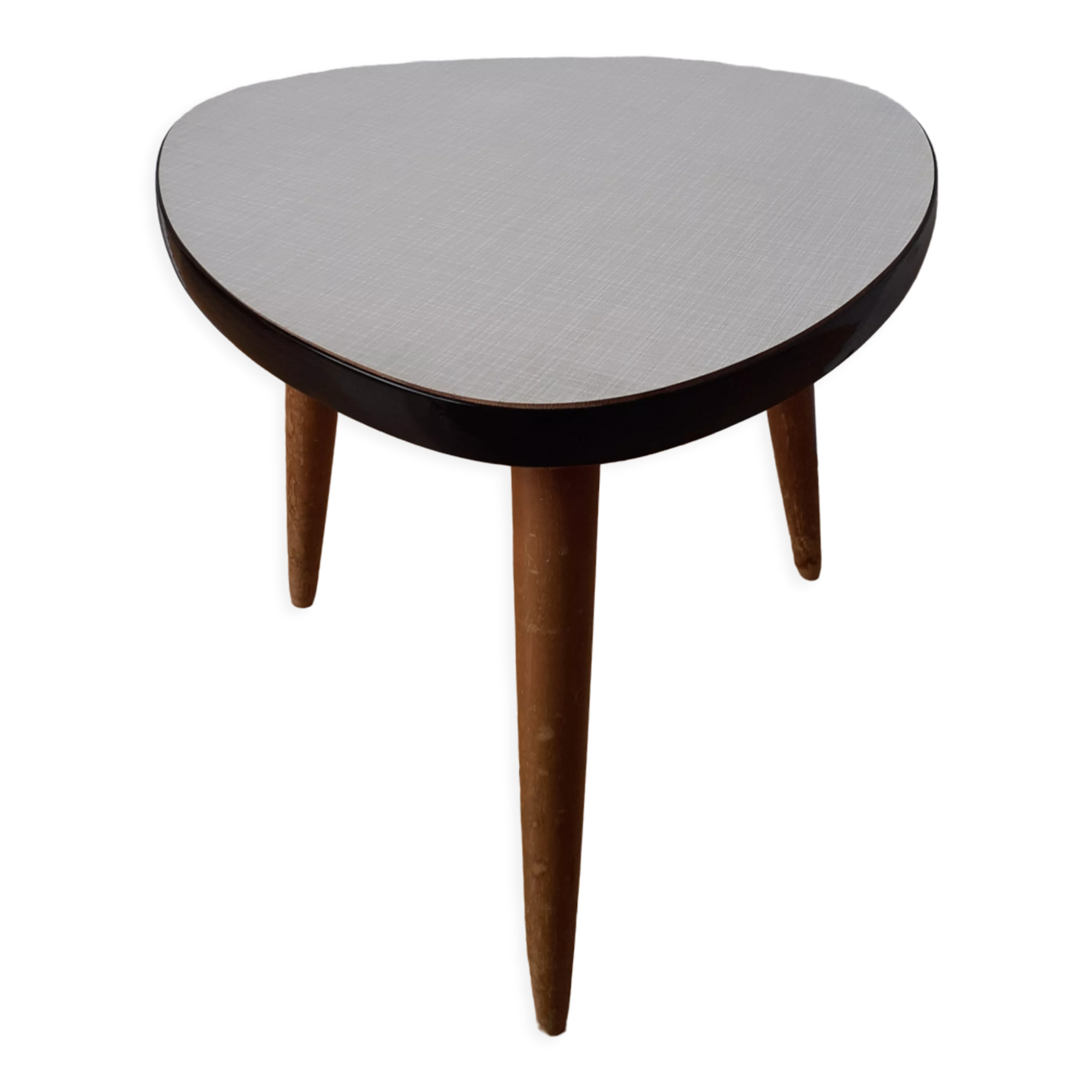 Formica tripod side table