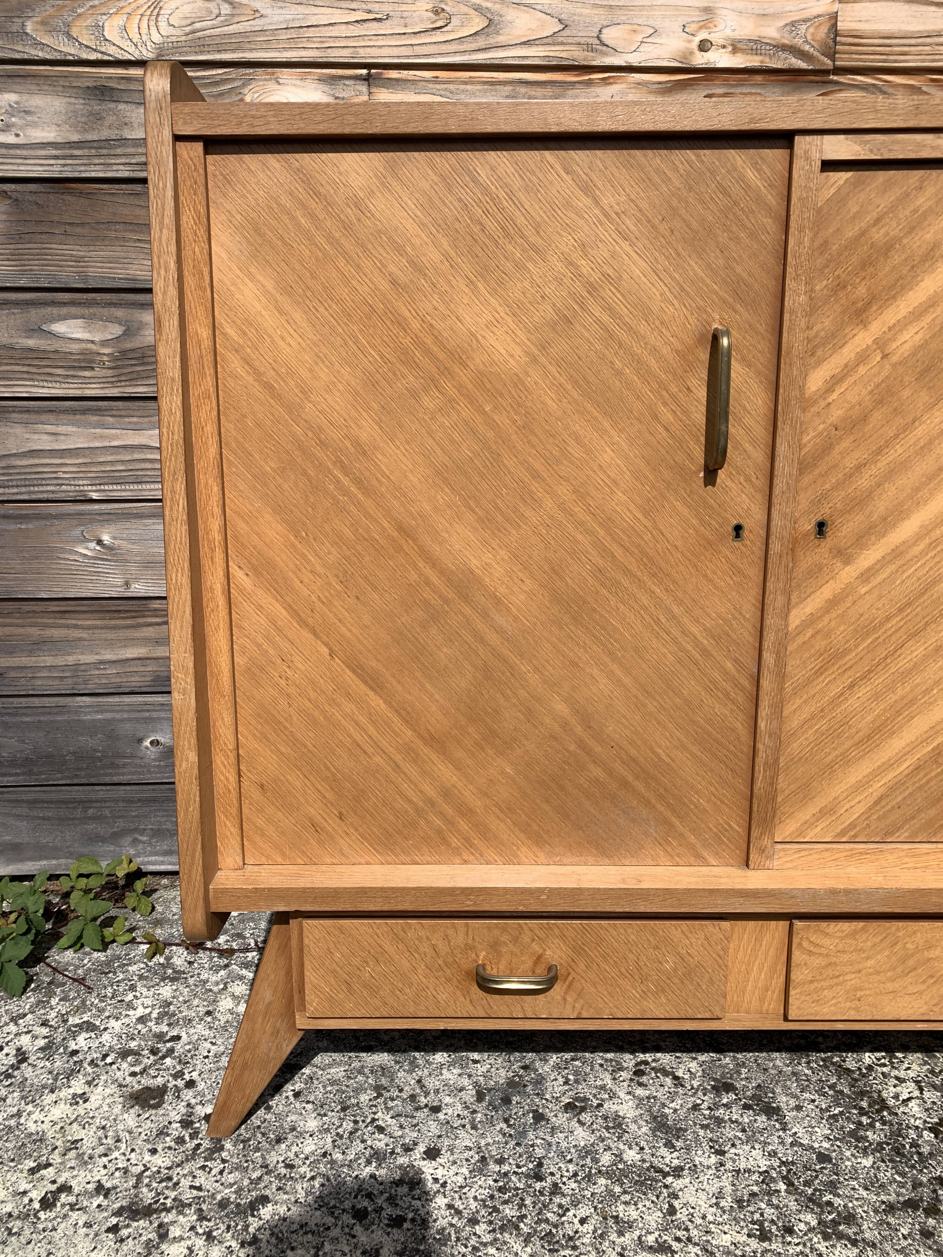 French oak sideboard from the 60s