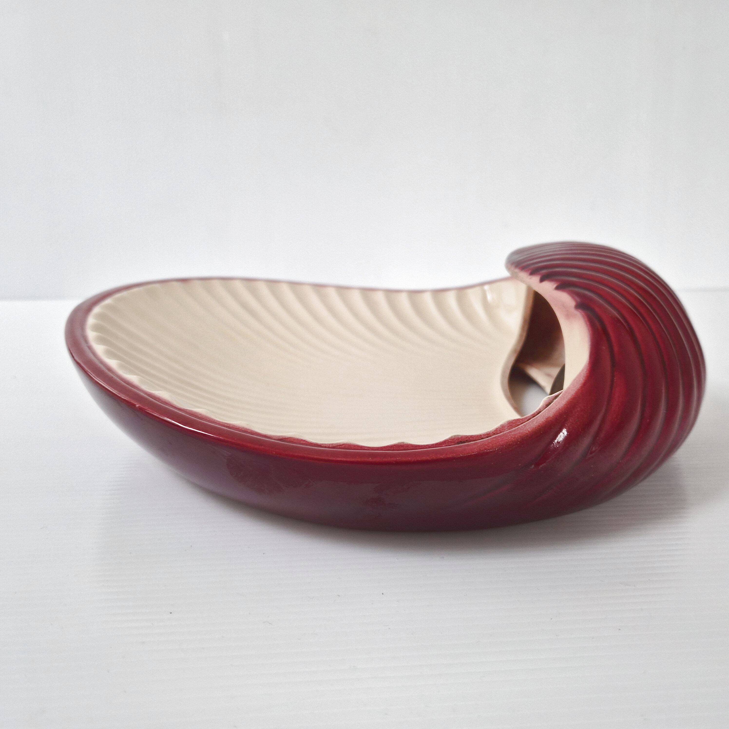 Vintage 1960s seashell wall sconce