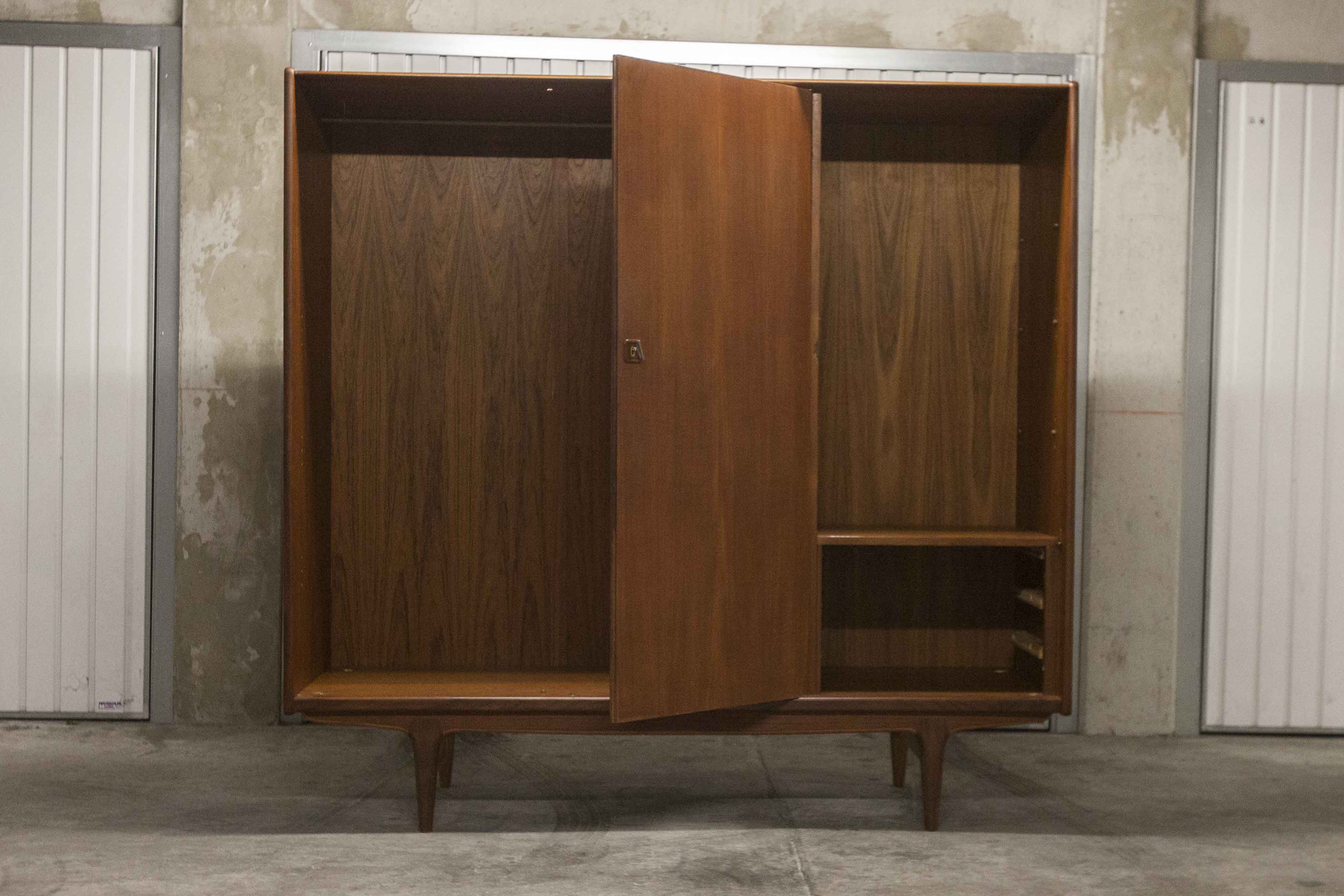 Scandinavian wardrobe 1960 Simat teak