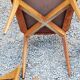 Set of 6 vintage Scandinavian style chairs from the 50s