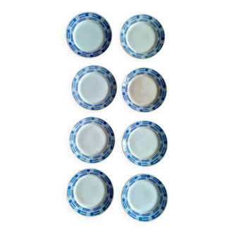 8 Luneville KG dinner plates Pomone model