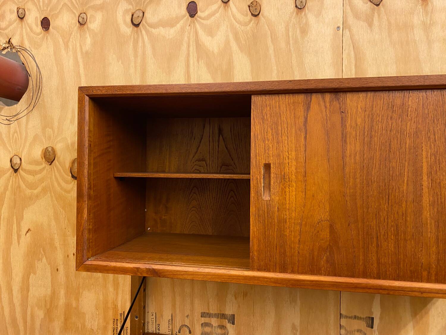 Vintage Scandinavian Teak Wall Unit by Poul Cadovius for Royal System, 1960s