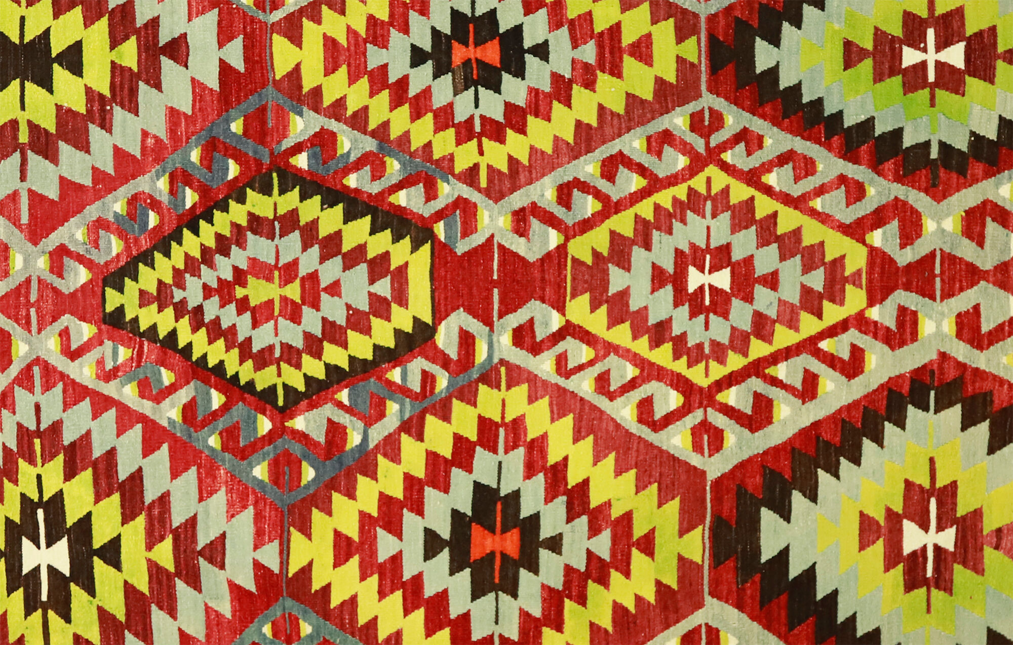 Anatolian handmade kilim rug 330 cm x 174 cm