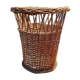 Wicker paper basket
