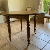 Solid wood table