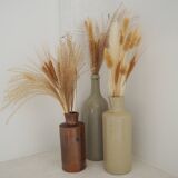 Grey stoneware bottle