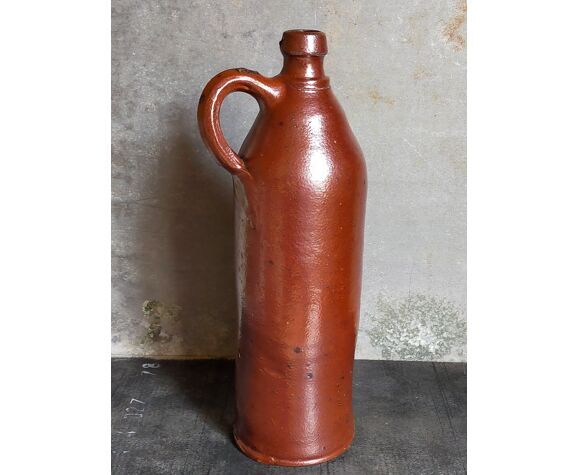 High bottle Art-popular heavy earth enamelled late nineteenth