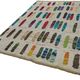 Tapis boho recyclé turc fait main 206 cm x 283 cm