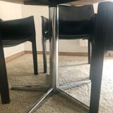 Round marble table 110 cm by Cassina