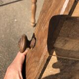 Old Solid Oak Farm Table