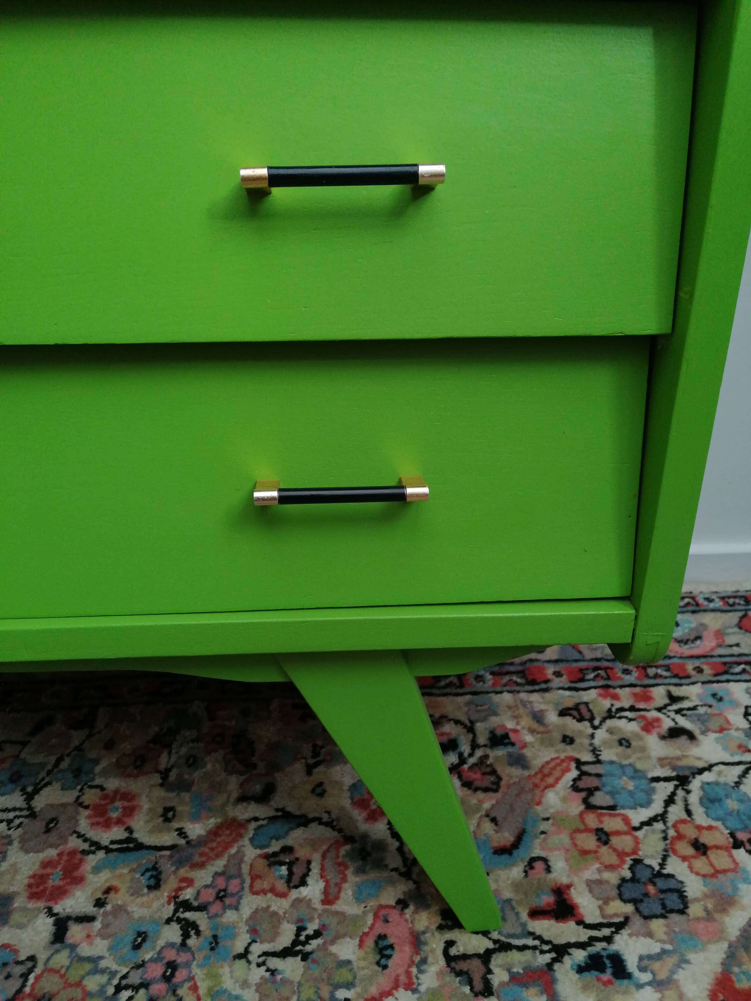 Vintage green dresser