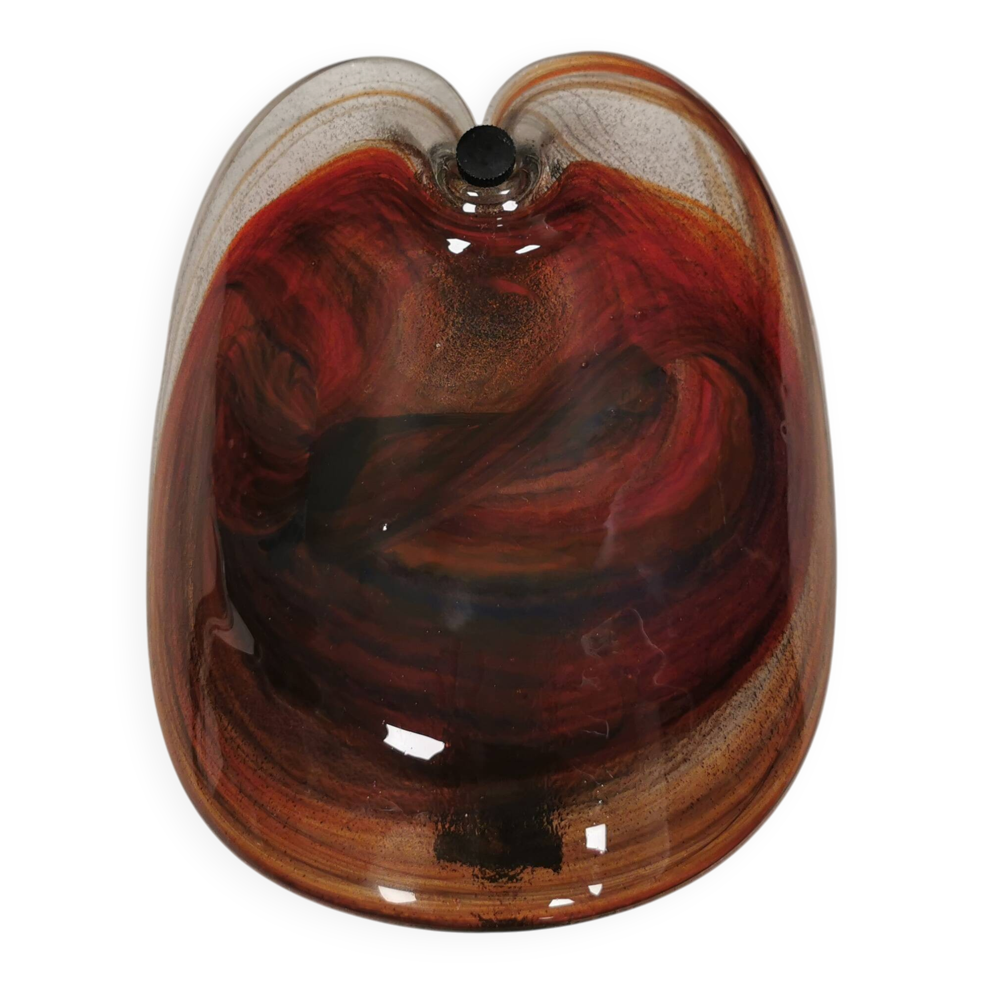 Glass wall lamp, by Per Lutken for Holmegaard Glass factory in the late 70s