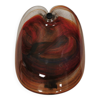 Glass wall lamp, by Per Lutken for Holmegaard Glass factory in the late 70s